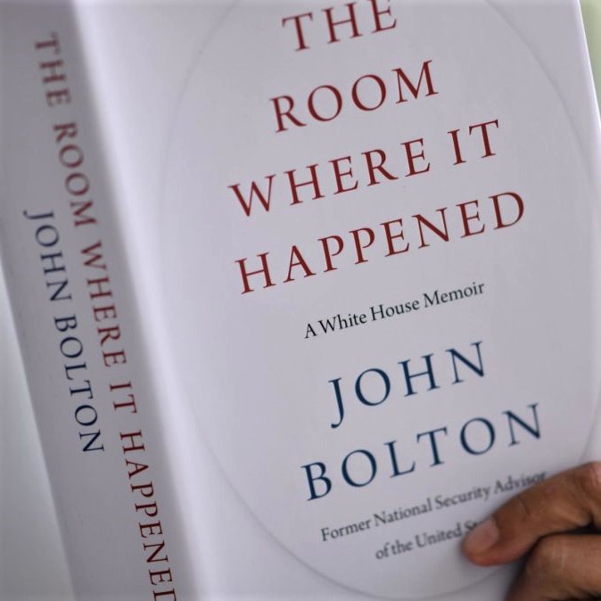 Cover image of John Bolton's 'The Room Where It Happened'