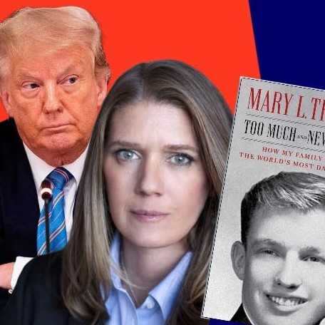 Mary Trump, with her uncle Donald and her book