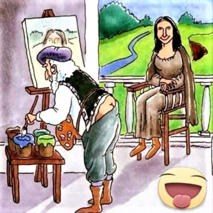 Cartoon: Why Mona Lisa smiled