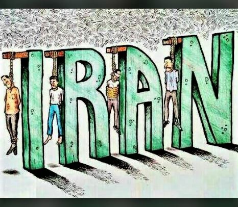 Cartoon: Hangings of young people in Iran for merely protesting oppression and economic hardships