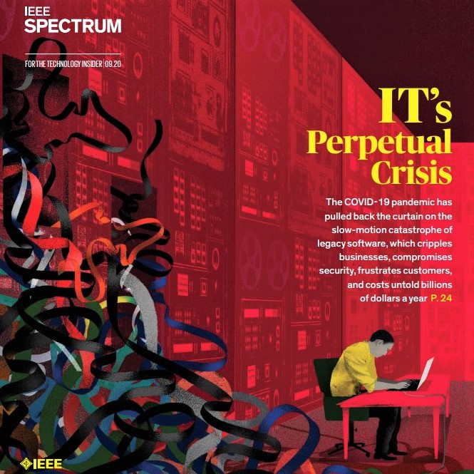Cover image of IEEE Spectrum magazine, issue of September 2020