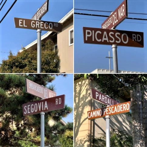 Photos from my walk along Isla Vista streets: Some street signs
