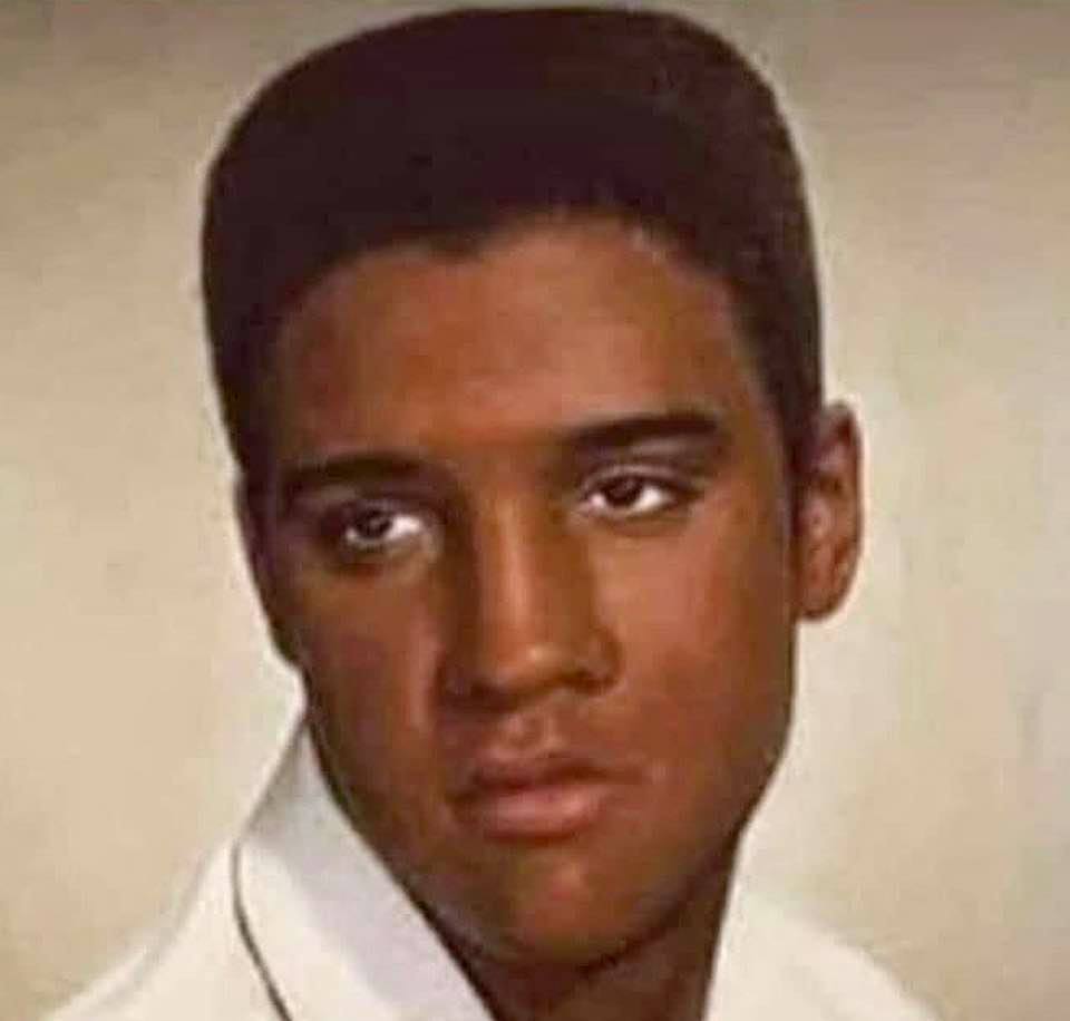 If you say that Jesus was white, then we say Elvis was black: Black Elvis