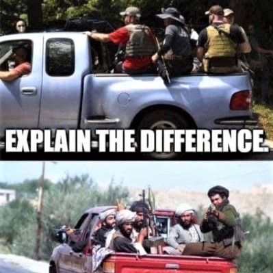 Right-wing American militia vs. ISIS: Please explain the difference (in goals and methods)
