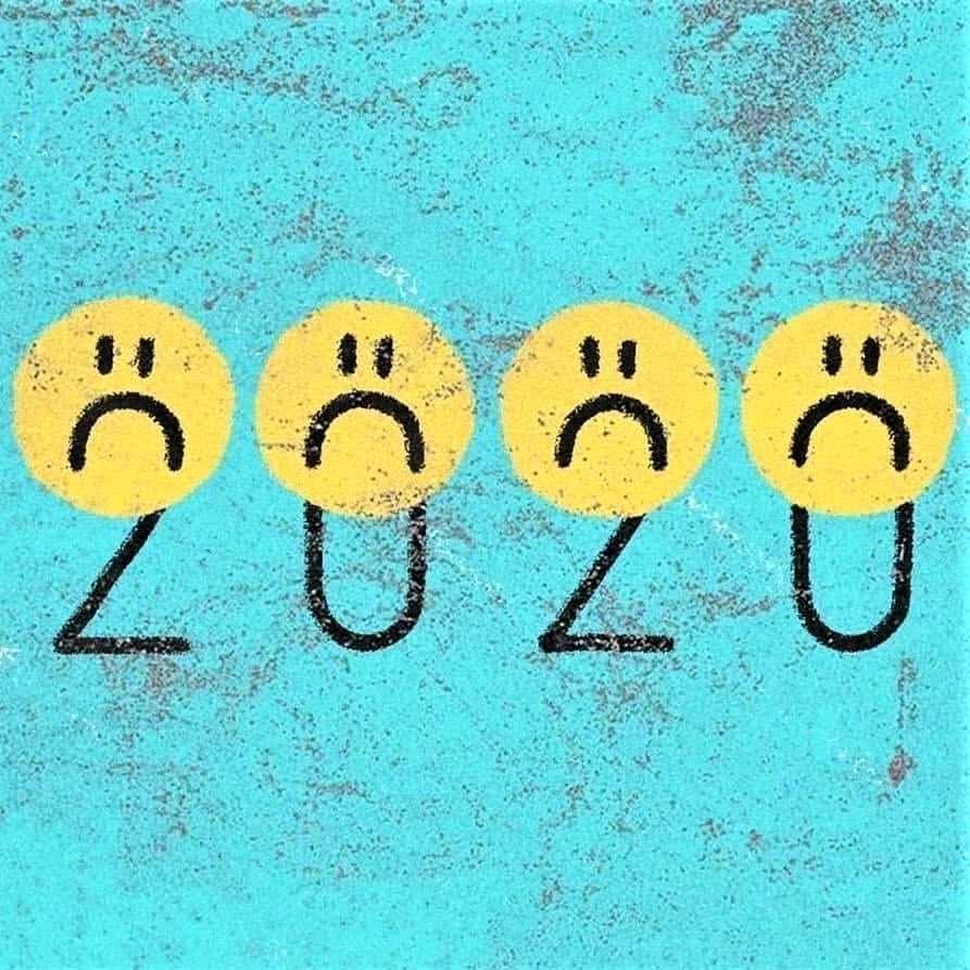 The year 2020 in emojis: Four frowny faces