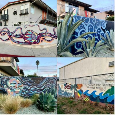 Isla Vista murals: A few samples, photographed during a late-afternoon walk on Tuesday 2020/11/17