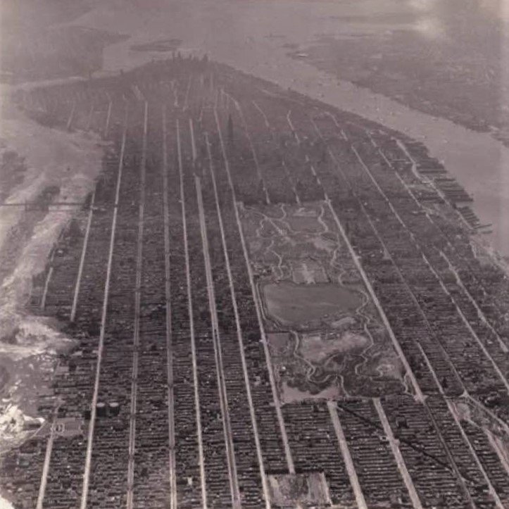 Aerial view of Manhattan, New York City, 1931