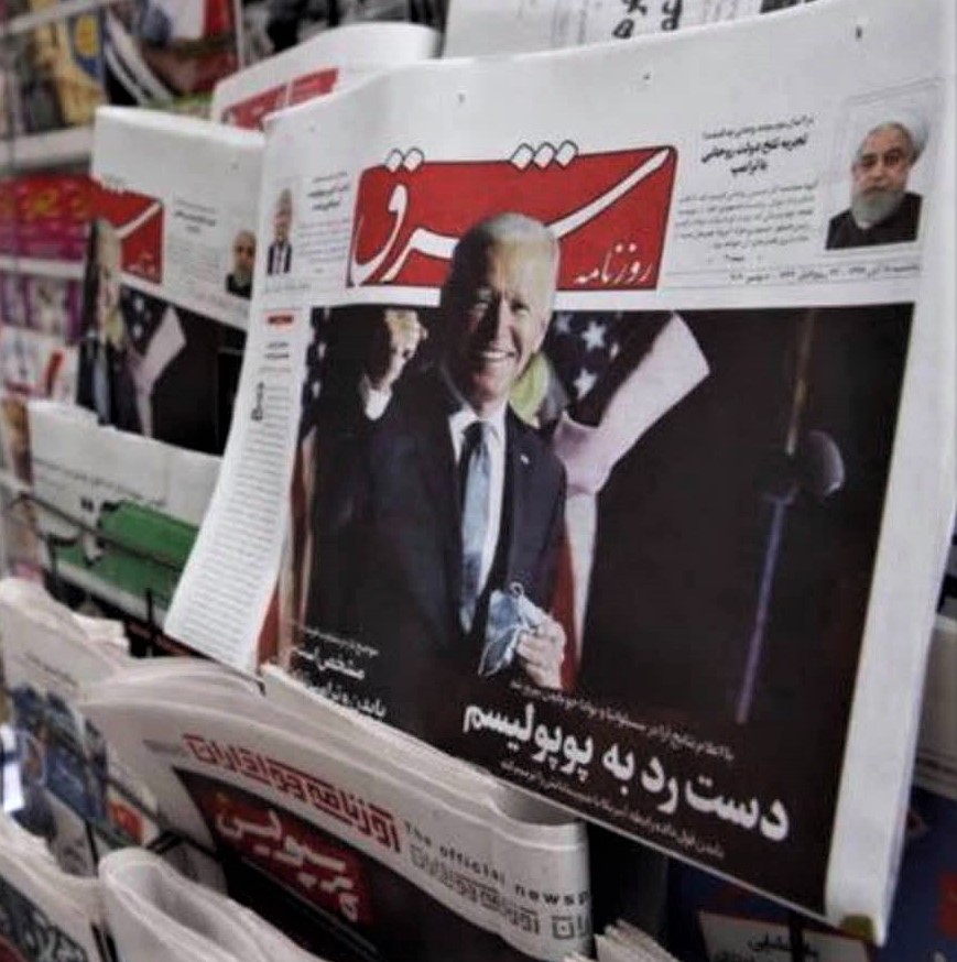 Iranian daily 'Shargh' writes about Biden's election victory, characterizing it as a rejection of populism