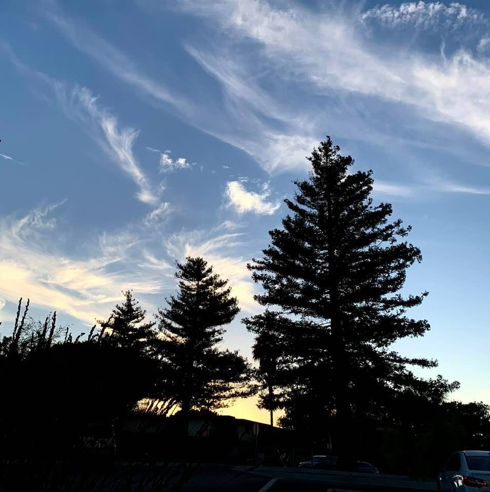 Photos I took during my walk in Goleta, CA, in the late afternoon of Wednesday, 2020/12/02: Sky
