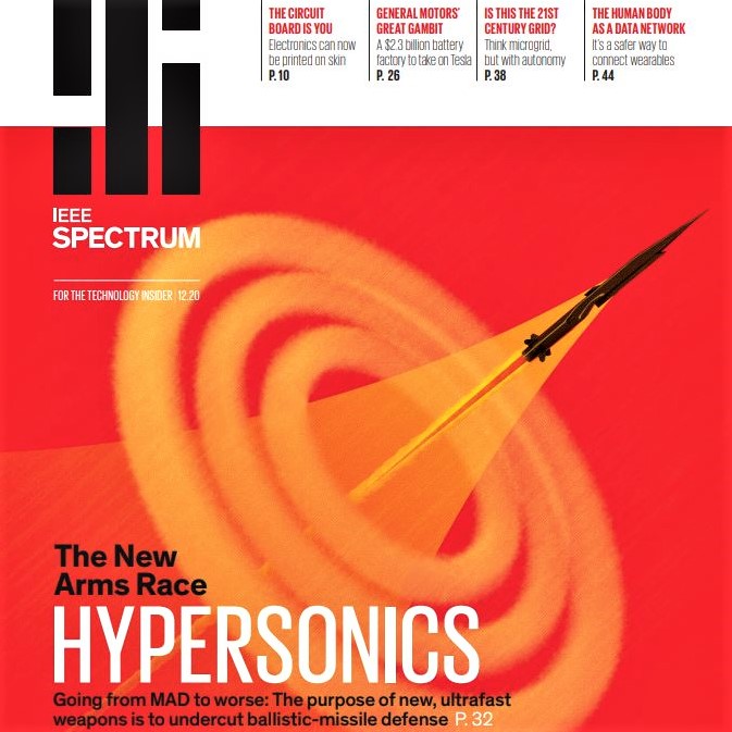 Cover image of the December 2020 issue of 'IEEE Spectrum' magazine