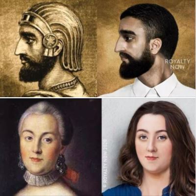 Artist Becca Saladin reimagines history's most-powerful figures: Cyrus & Catherine