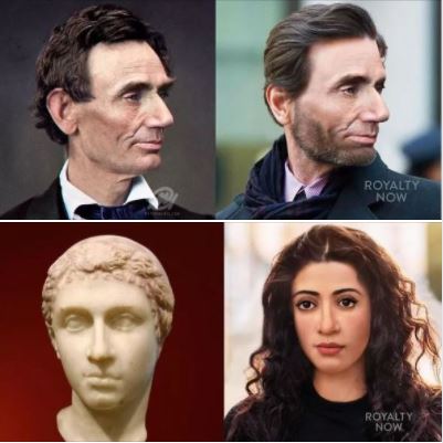 Artist Becca Saladin reimagines history's most-powerful figures: Lincoln & Cleopatra