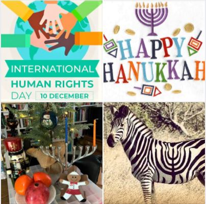 Happy International Human Rights Day and Hanukkah!