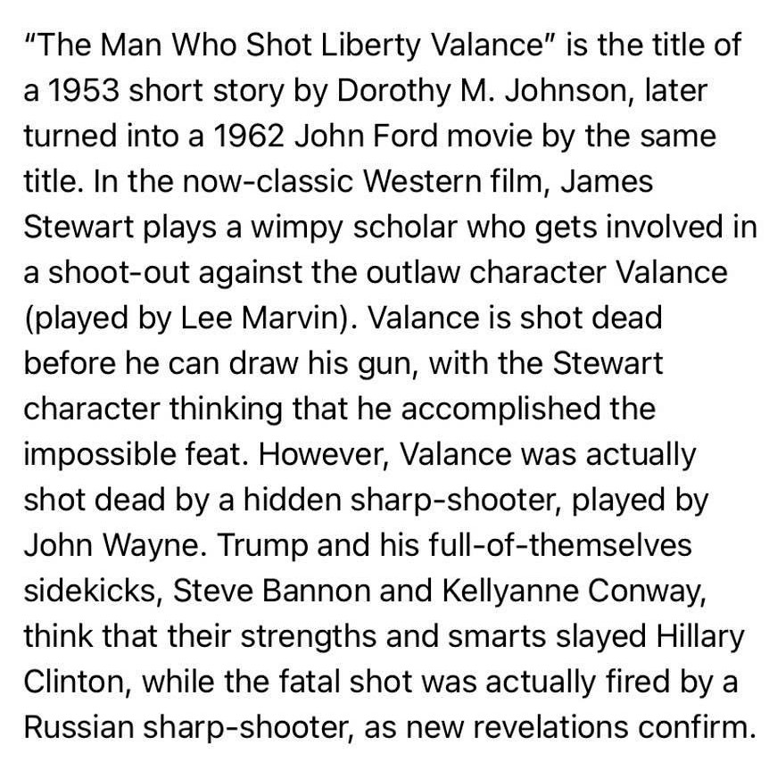 'The Man Who Shot Liberty Valance': The story