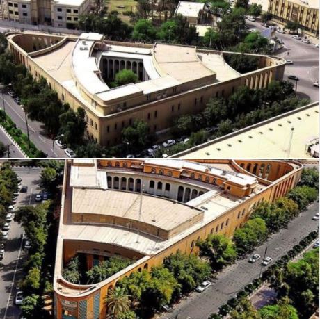 This famed triangular building in Ahvaz, Iran, has a long history