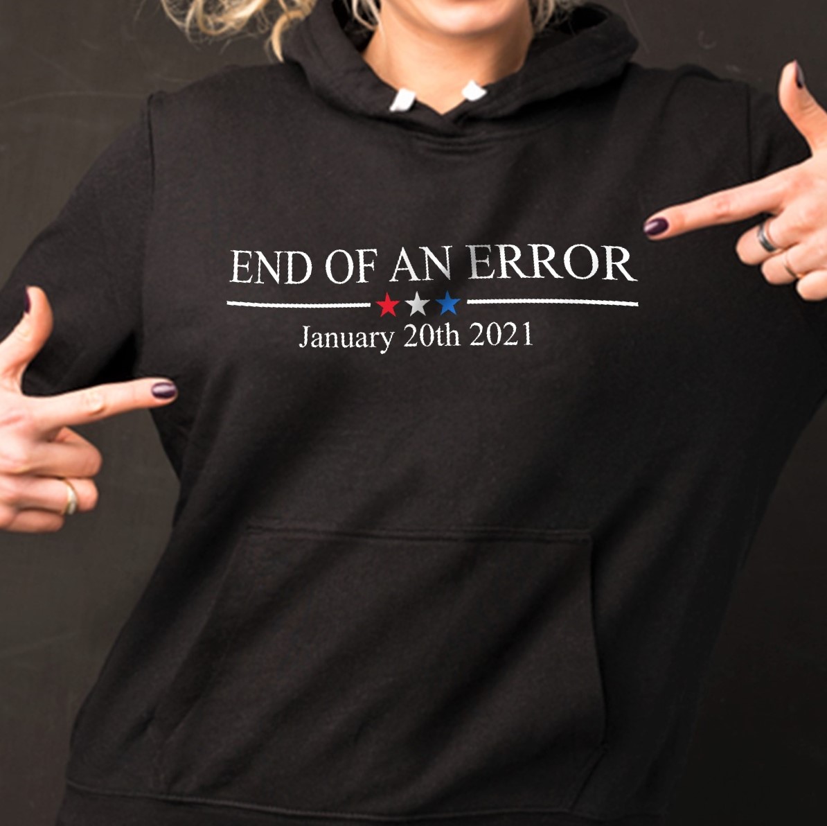 'End of an Error': Special T-shirts for January 20, 2021, are here!