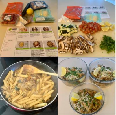 Silky Sicilian Penne: Yesterday, I tried my hand at this vegetarian pasta dish from Hello Fresh