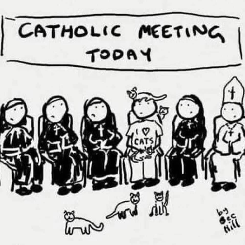 Cartoon: It was Catholic, not cat-holic!