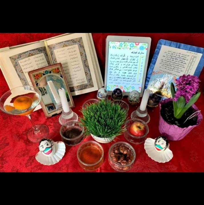 My Nowruz/Norooz haft-seen spread: Day view