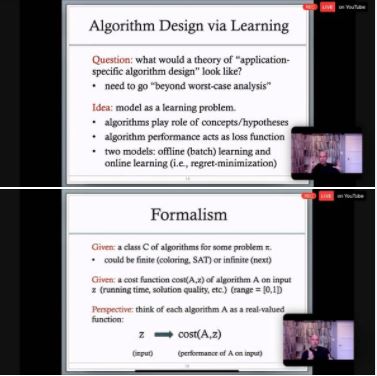 A few slides from Tim Roughgarden's talk: Set 2