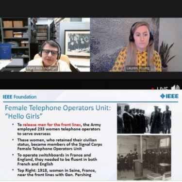 IEEE History Center webinar: The Telephone Ladies and Bell Systems Spirit of Service During World II