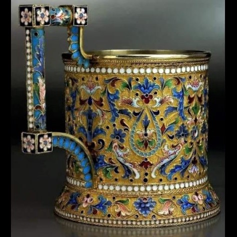 Ancient wonders of archaeology, art history & architecture: Tea glass holder, from 1890