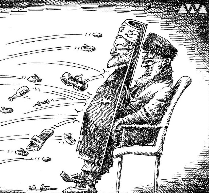 Cartoon: Khamenei will be getting a new shield in Iran's June presidential election