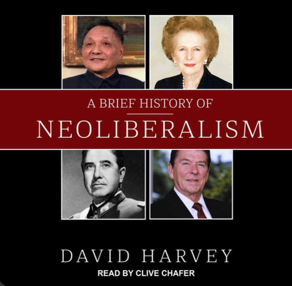 Cover image of David Harvey's 'A Brief History of Neoliberalism'