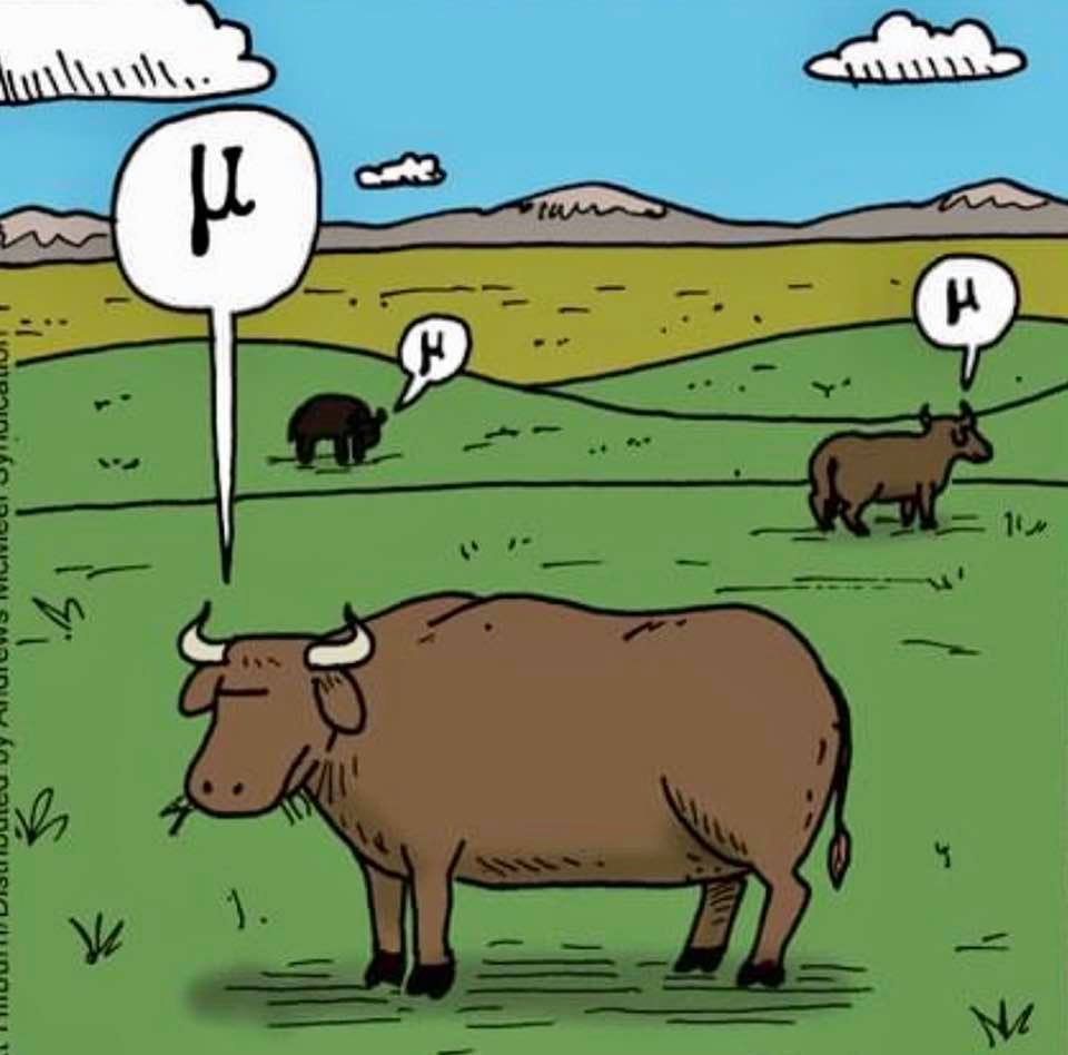 Cartoon: Cows in Greece say mu.