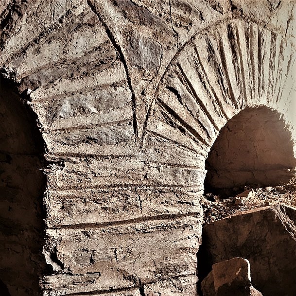 Colosseum-like 1800-year-old stadium, unearthed in western Turkey: Close-up of one section