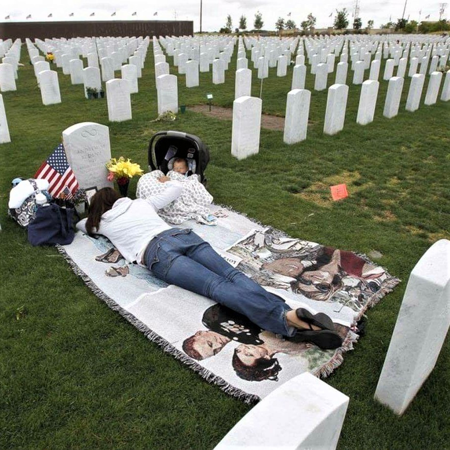 On this US Memorial Day, we honor the memory of those who fell to protect our freedom: Mourning spouse