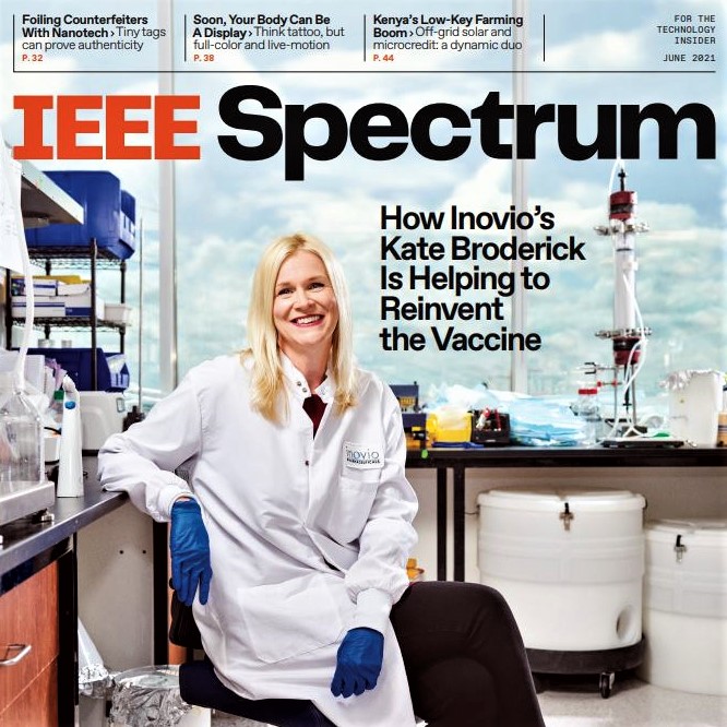 Cover image of IEEE Spectrum magazine's June 2021 issue
