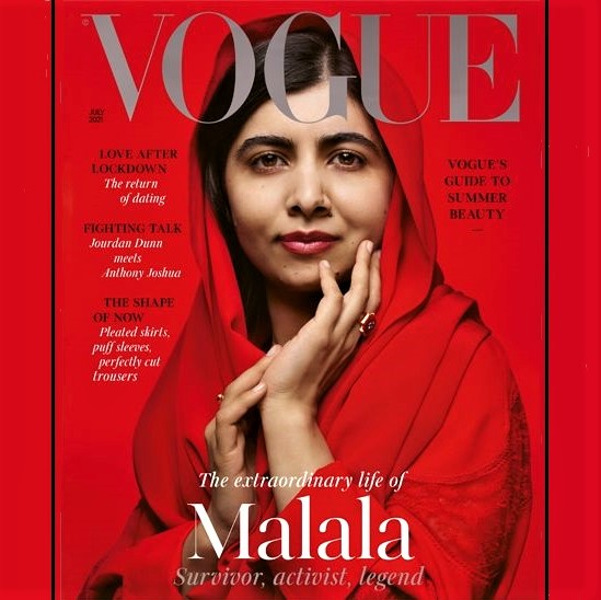 Kudos to Vogue for putting Malala, instead of the typical supermodel, on its cover!
