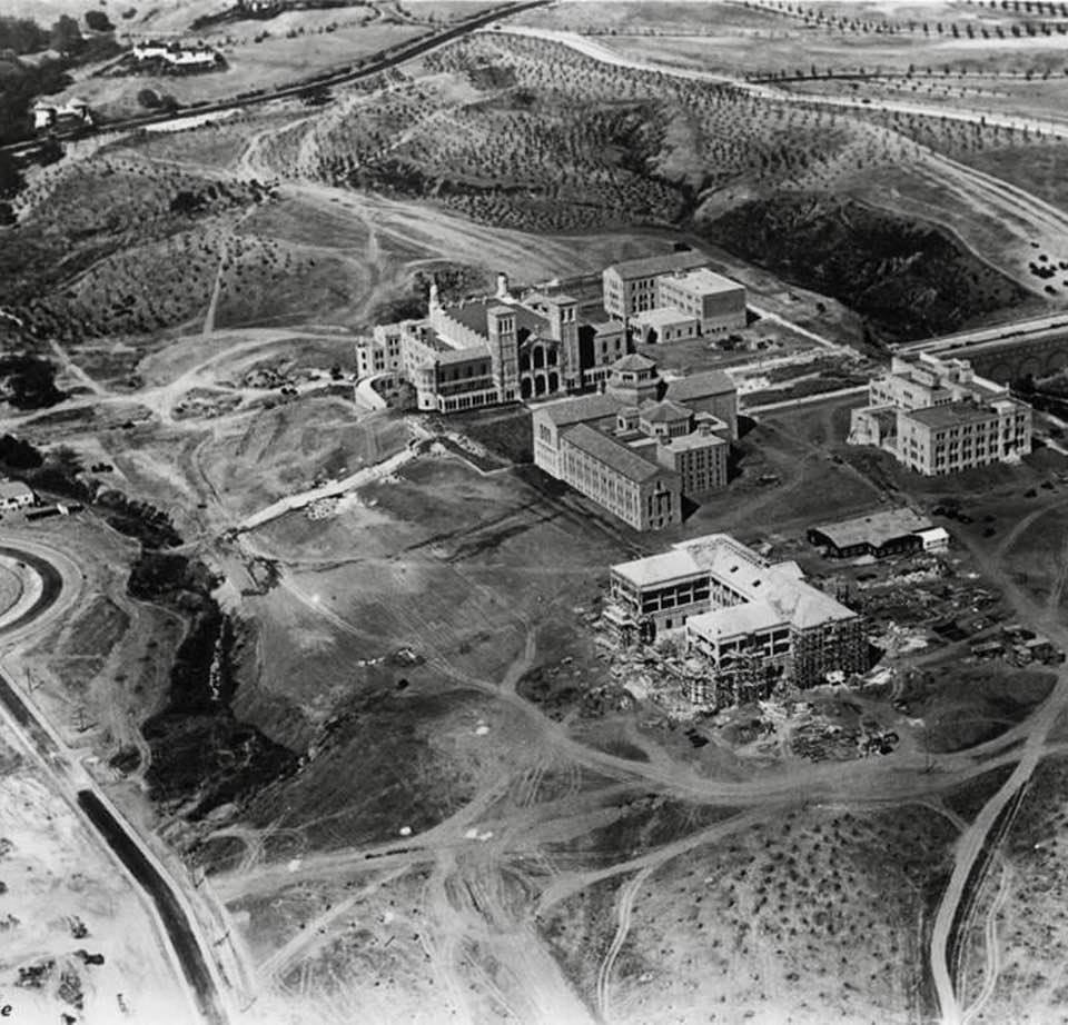Aerial photo of UCLA in 1929