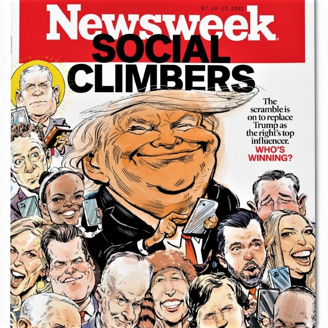 Newsweek magazine's predictions on who will replace Trump on social media as the new MAGA leader