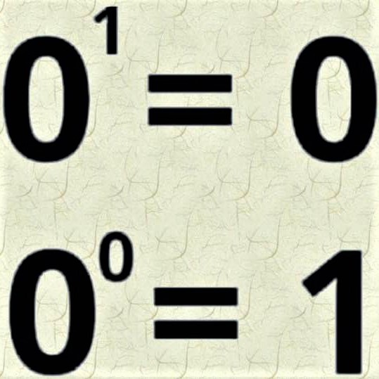 Math surprise: Did you know that 0^0 is greater than 0^1?