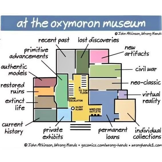 Cartoon: At the Oxymoron Museum