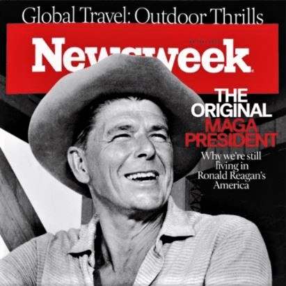 Newsweek magazine cover story: Ronald Reagan started MAGA