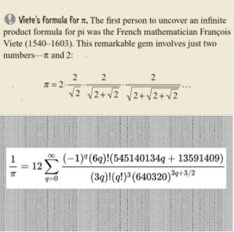 New facts about the number (computing its digits and amazing formulas)
