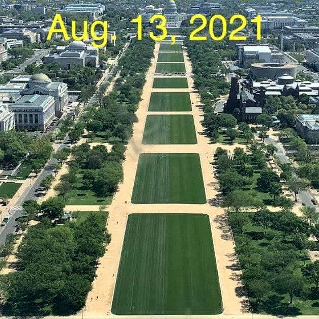 According to a Trump spokesperson, the inauguration crowd on August 13 (Trump's reinstatement date) was the largest ever!