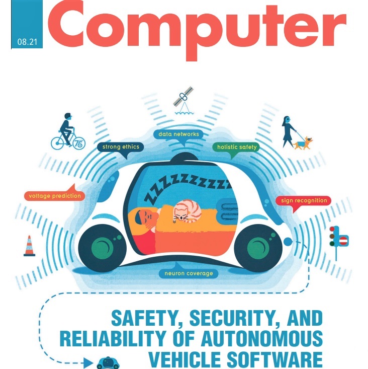 Cover image of IEEE Computer magazine, issue of August 2021