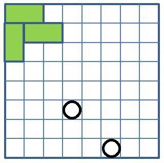 Puzzle involving a chessboard and domino tiles