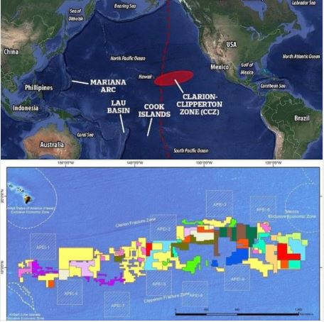 Undersea mining in Pacific Ocean's Clarion-Clipperton Zone