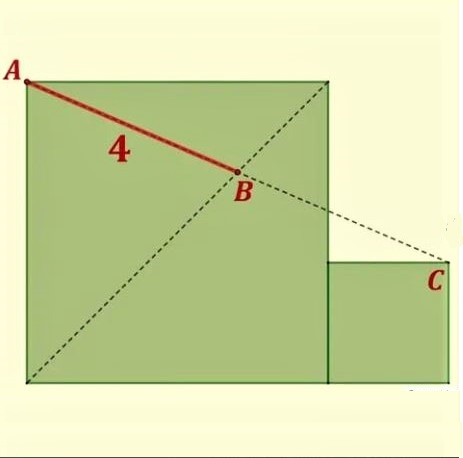 Math puzzle: What are the areas of the two squares in this diagram?