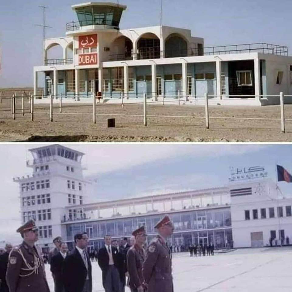 See how nations rise and fall: Dubai and Kabul airports, sixty years ago!