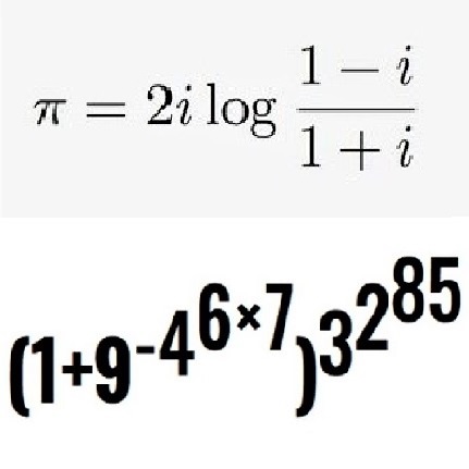 An expression for pi and an eerily accurate approximation for e