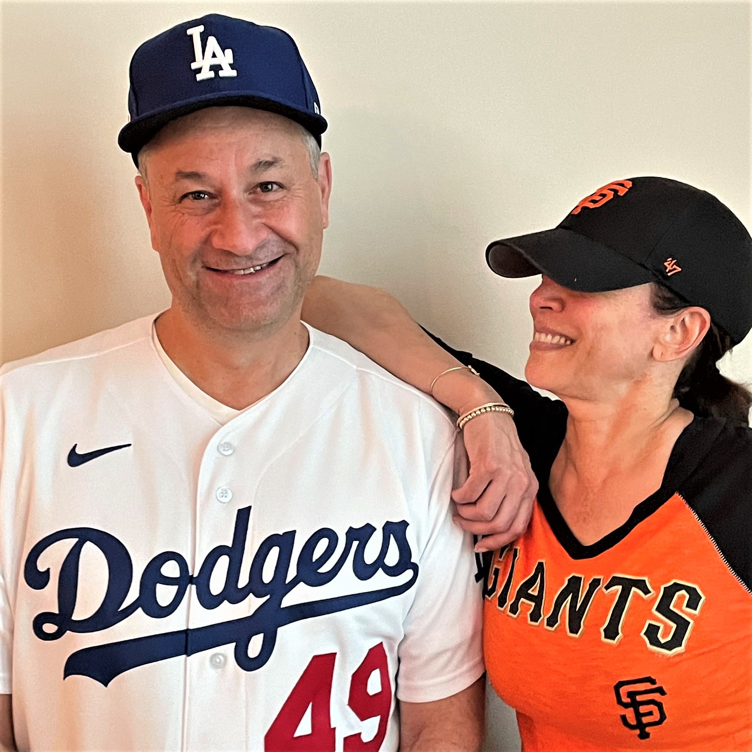 Dodgers or Giants? One thing VP Kamala Harris and her husband Douglas Emhoff don't agree on
