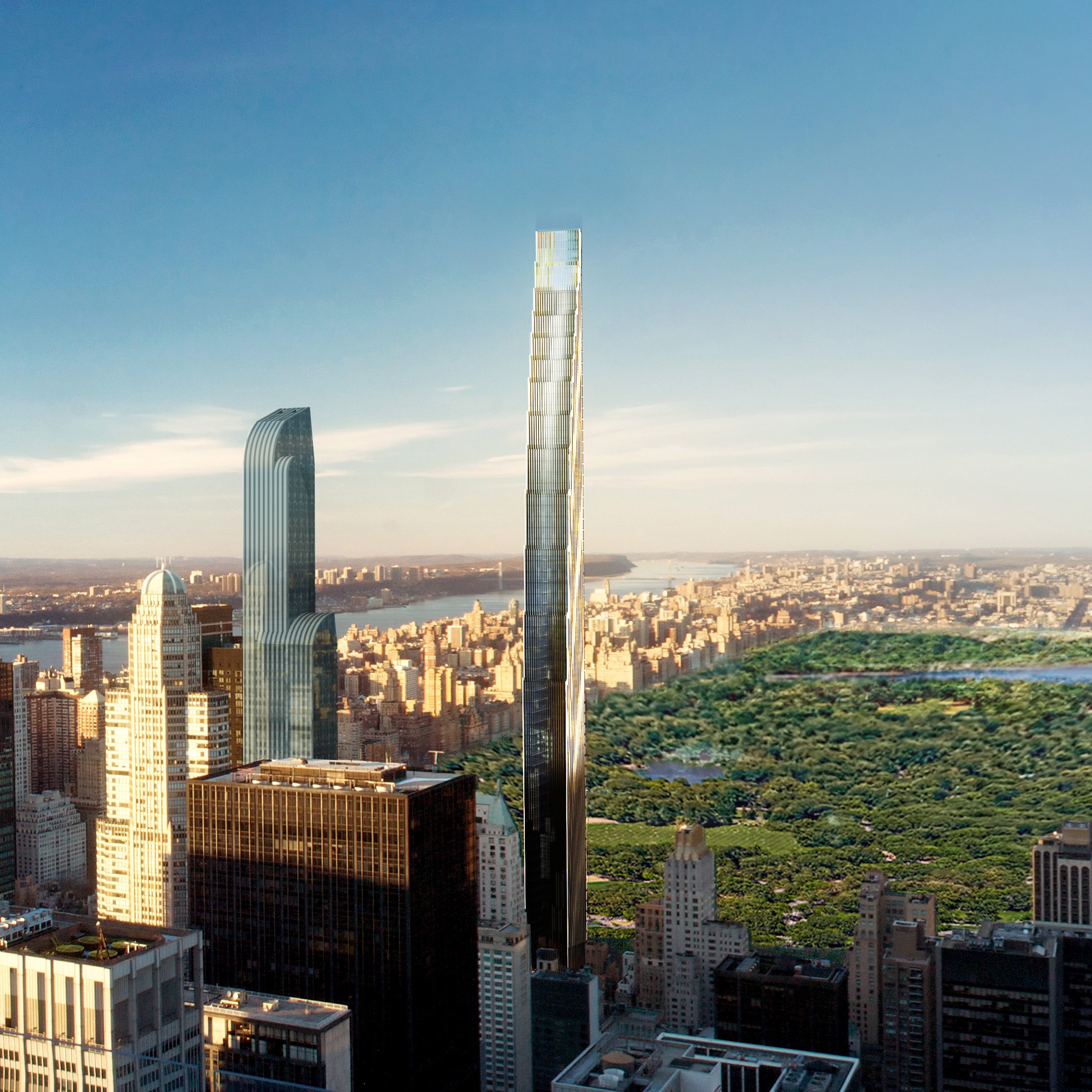 NYC's latest skyscraper: The 1428 feet tall, 60 feet wide, skinny skyscraper