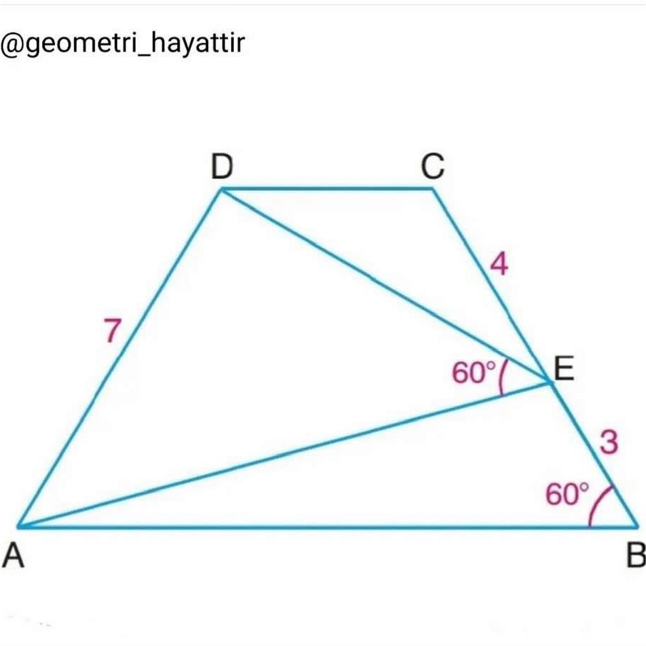 Math puzzle: In this diagram, three lengths and two angles have been specified. What is the area of the trapezoid ABCD?