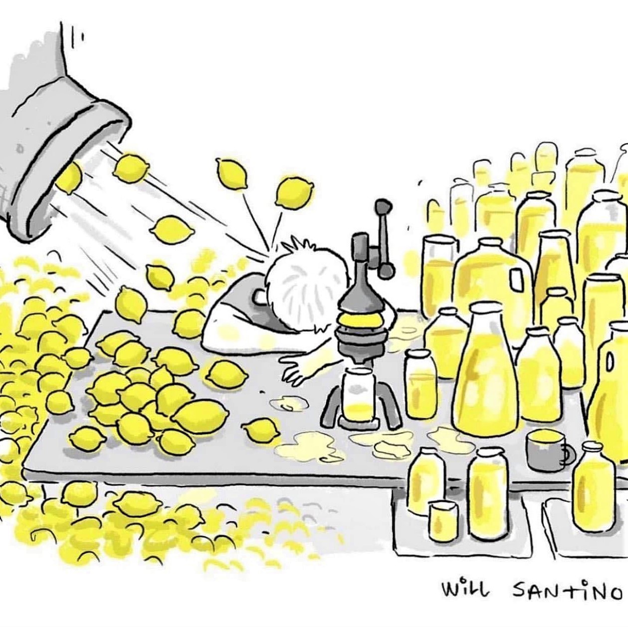 Cartoon: If life gives you lemons ... well, there is a limit on how much lemonade you can make!
